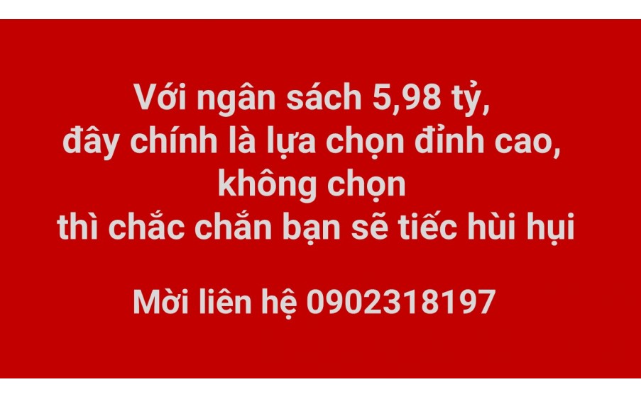 Không mua ngôi nhà này, bạn sẽ hối tiếc mãi mãi!